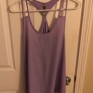 Tunic style purple tank